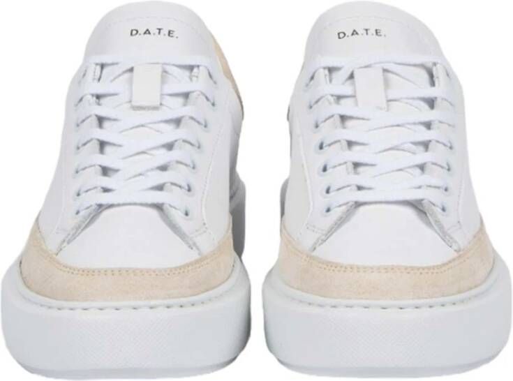 D.a.t.e. Wit en beige Sfera sneakers White Dames