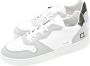 D.a.t.e. Wit Grijs Court Workshop Sneakers White Heren - Thumbnail 3