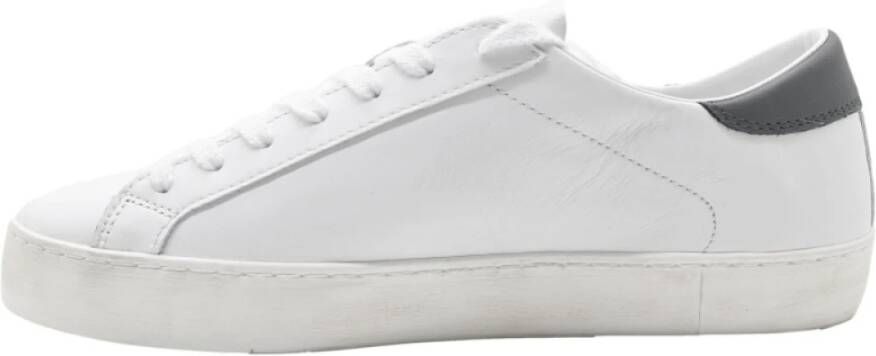 D.a.t.e. Wit-Grijze Lage Sneakers voor Mannen White Heren