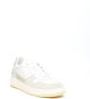 D.a.t.e. Wit leren en beige suède sneakers White Dames - Thumbnail 2