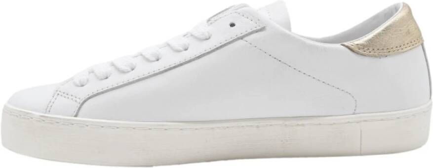 D.a.t.e. Wit Platinum Lage Kalf Sneakers White Dames