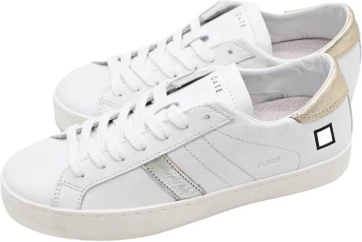 D.a.t.e. Wit Platinum Lage Kalf Sneakers White Dames