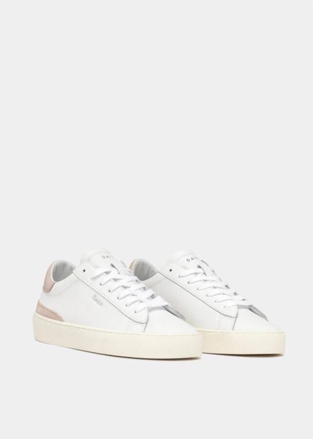 D.a.t.e. Wit-Roze Dames Sneakers White Dames