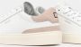 D.a.t.e. Wit-Roze Dames Sneakers White Dames - Thumbnail 5
