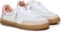 D.a.t.e. Wit Roze Leren Sneakers Rivet Sluiting White Dames - Thumbnail 3