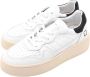 D.a.t.e. Wit Zwarte Sneakers Step Calf White Dames - Thumbnail 3