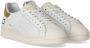 D.a.t.e. Witte Bruine Sneaker met Suède Inzet White - Thumbnail 6