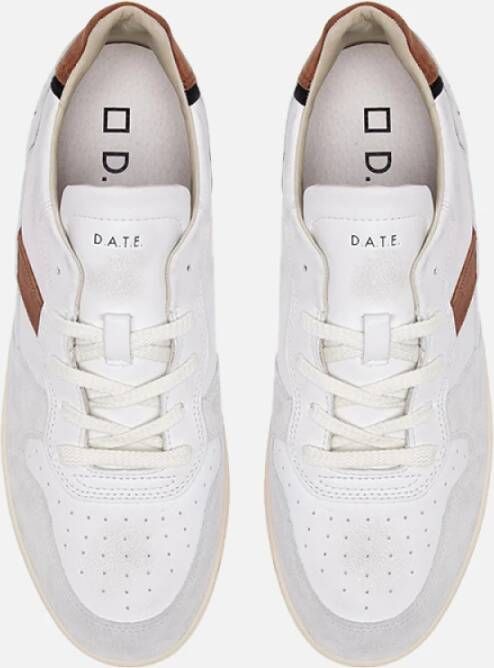 D.a.t.e. Witte Casual Sneakers White Heren