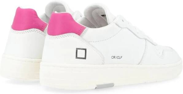 D.a.t.e. Witte Court Calf Sneakers White Dames