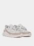 D.a.t.e. Witte Sneakers van Technische Stof met Wit Leer en Beige Nubuck Inzetstukken White Dames - Thumbnail 2