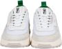 D.a.t.e. Witte en groene hardloopschoenen Multicolor Heren - Thumbnail 2