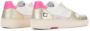 D.a.t.e. Witte en platina leren sneaker Court 2.0 Multicolor Dames - Thumbnail 2