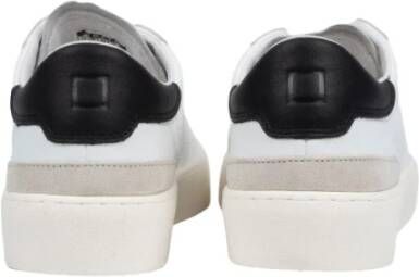 D.a.t.e. Witte en zwarte Sonica Sneakers Wit Heren