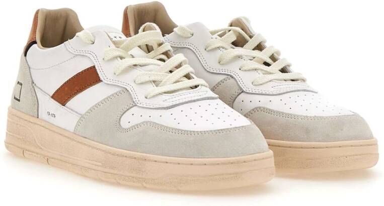 D.a.t.e. Witte Heren Sneakers White Heren