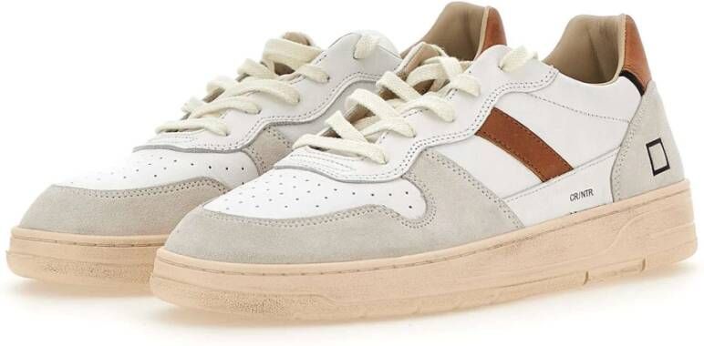 D.a.t.e. Witte Heren Sneakers White Heren