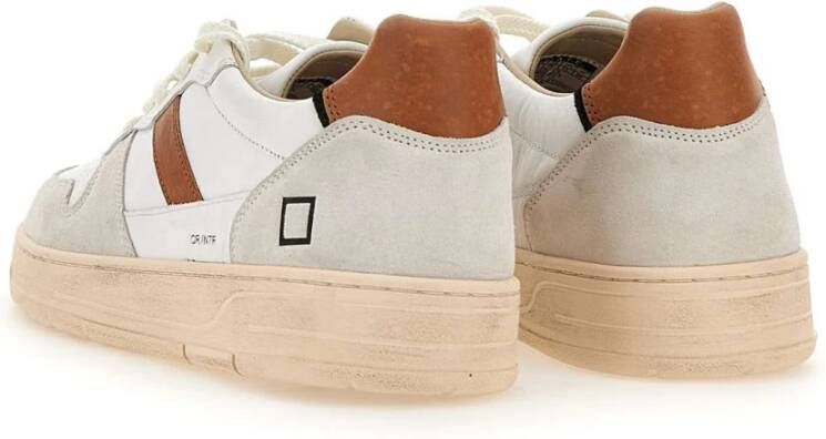 D.a.t.e. Witte Heren Sneakers White Heren