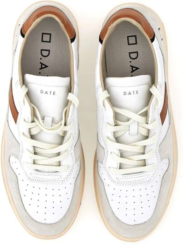 D.a.t.e. Witte Heren Sneakers White Heren