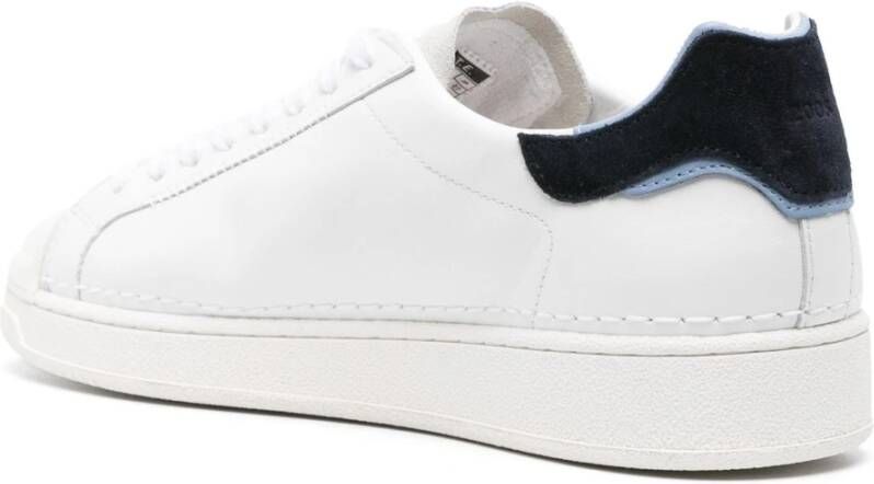 D.a.t.e. Witte Leren Lage Sneaker White Heren