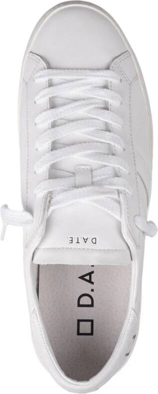 D.a.t.e. Witte Leren Lage Sneakers White Heren