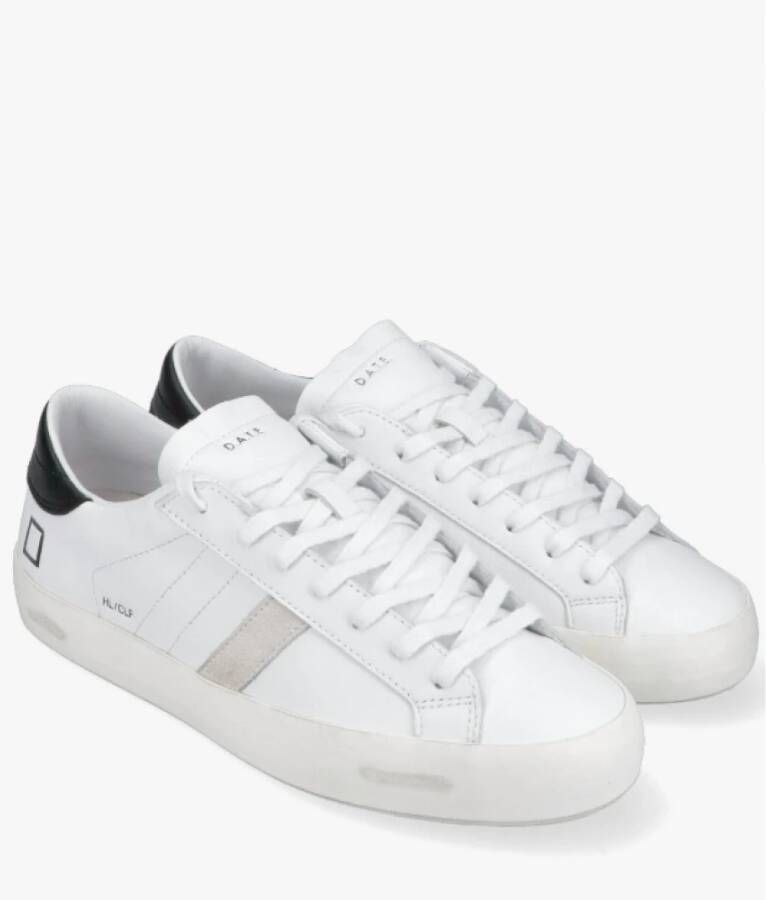 D.a.t.e. Witte Leren Lage Sneakers White Heren