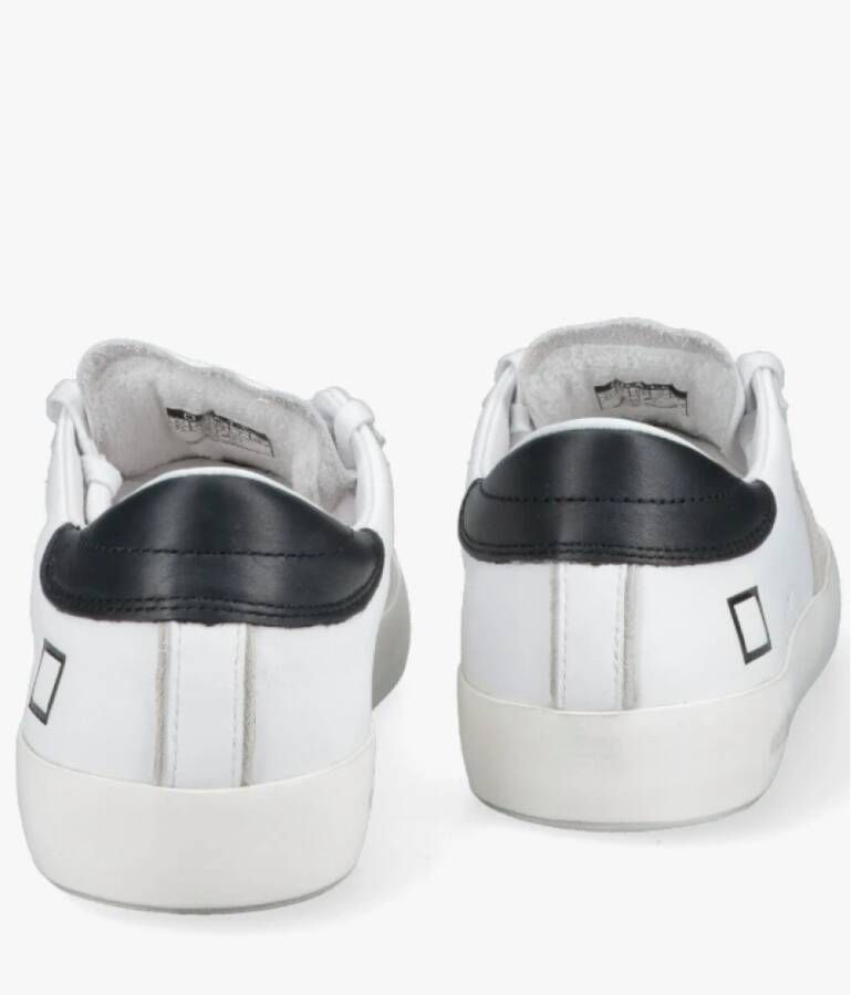 D.a.t.e. Witte Leren Lage Sneakers White Heren