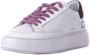 D.a.t.e. Witte Leren Sneakers Logo Zijkant White Dames - Thumbnail 8