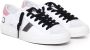 D.a.t.e. Witte Leren Sneakers met Gebarsten Details White Dames - Thumbnail 2