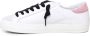 D.a.t.e. Witte Leren Sneakers met Gebarsten Details White Dames - Thumbnail 4