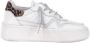 D.a.t.e. Witte leren sneakers met zijlogo White Heren - Thumbnail 4