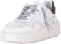 D.a.t.e. Witte leren sneakers met zijlogo White Heren - Thumbnail 6