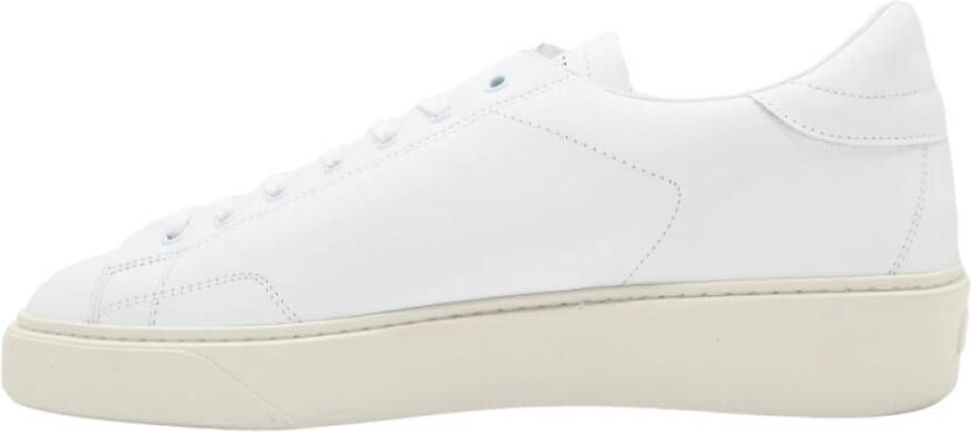 D.a.t.e. Witte Leren Sneakers voor Moderne Mannen White Heren