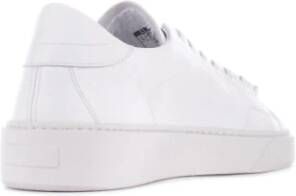 D.a.t.e. Witte leren sneakers White Heren