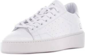 D.a.t.e. Witte leren sneakers White Heren