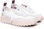 D.a.t.e. Witte Paarse Dames Leren Sneakers White Dames - Thumbnail 2