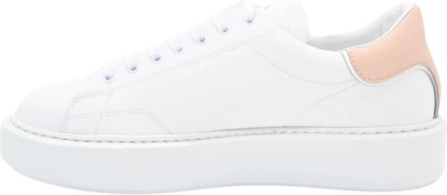 D.a.t.e. Witte Roze Sneakers Sfera Basic Model White Dames