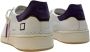 D.a.t.e. Witte Rubberen Neus Sneaker Blauw Suède White Dames - Thumbnail 4