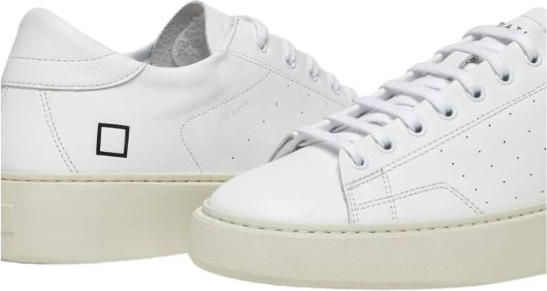 D.a.t.e. Witte Sneakers Klassiek Model White Heren