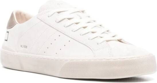 D.a.t.e. Witte Sneakers met Contrasterende Hiel White Heren