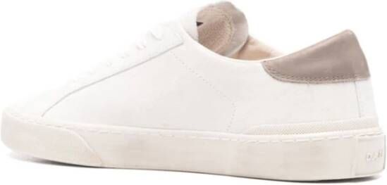 D.a.t.e. Witte Sneakers met Contrasterende Hiel White Heren