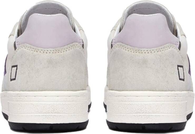 D.a.t.e. Witte Sneakers met Geperforeerde Neus Beige Dames