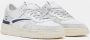 D.a.t.e. Witte Sneakers met Grijze en Blauwe Details White Heren - Thumbnail 6