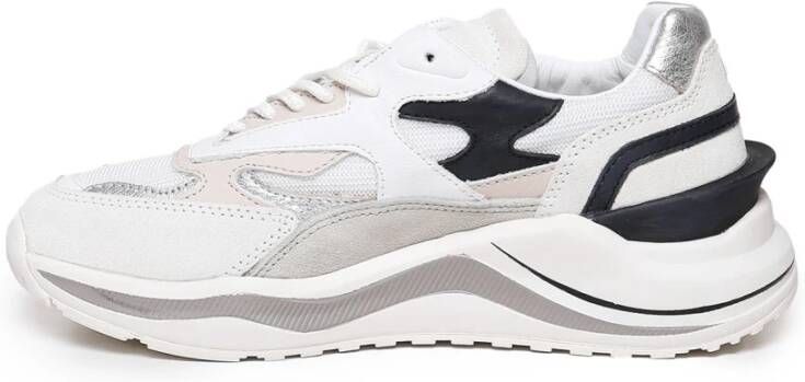 D.a.t.e. Witte Sneakers met Rubberen Zool White Dames