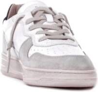 D.a.t.e. Witte Sneakers Suède Rubberen Zool White Heren