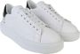 D.a.t.e. Witte Sphere Sneaker met Zwart Lakleer White Dames - Thumbnail 2