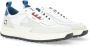 D.a.t.e. Witte Technische Stoffen Sneaker met Bordeaux Leren Details White Heren - Thumbnail 2