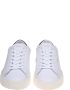 D.a.t.e. Witte zwarte leren sneakers White Heren - Thumbnail 2