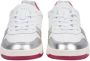 D.a.t.e. Zilveren en Witte Court Sneakers White Dames - Thumbnail 2