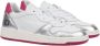 D.a.t.e. Zilveren en Witte Court Sneakers White Dames - Thumbnail 3