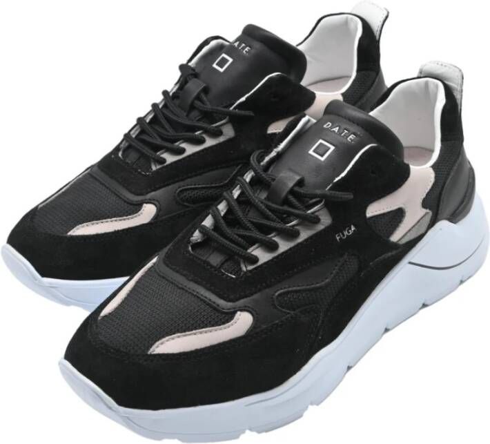 D.a.t.e. Zwart-Grijs Workshop Sneakers Black Heren