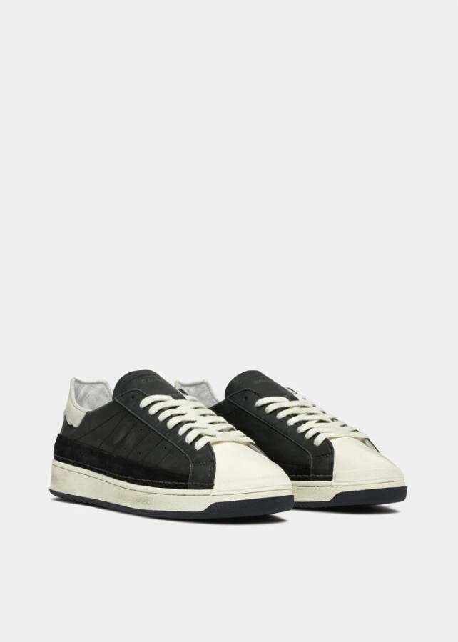 D.a.t.e. Zwarte Gebruikte Base Sneakers Black Heren